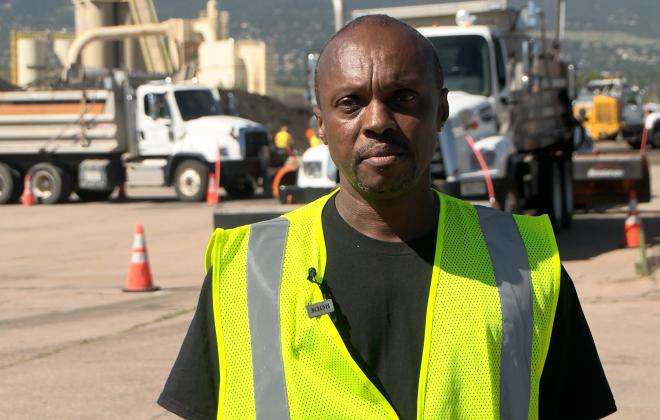 Photo of Dwayne Jackson at a job site